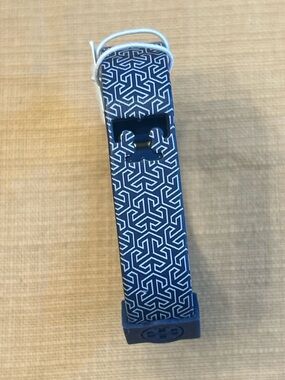 Tory Burch Fitbit Silicone Strap Blue